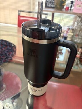 Stanley Black Insulated 40oz Travel Tumbler